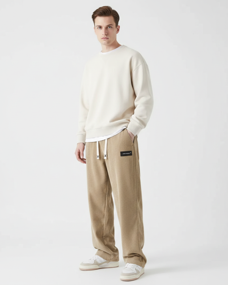 Quinnell Pantalón de Pana Acanalada