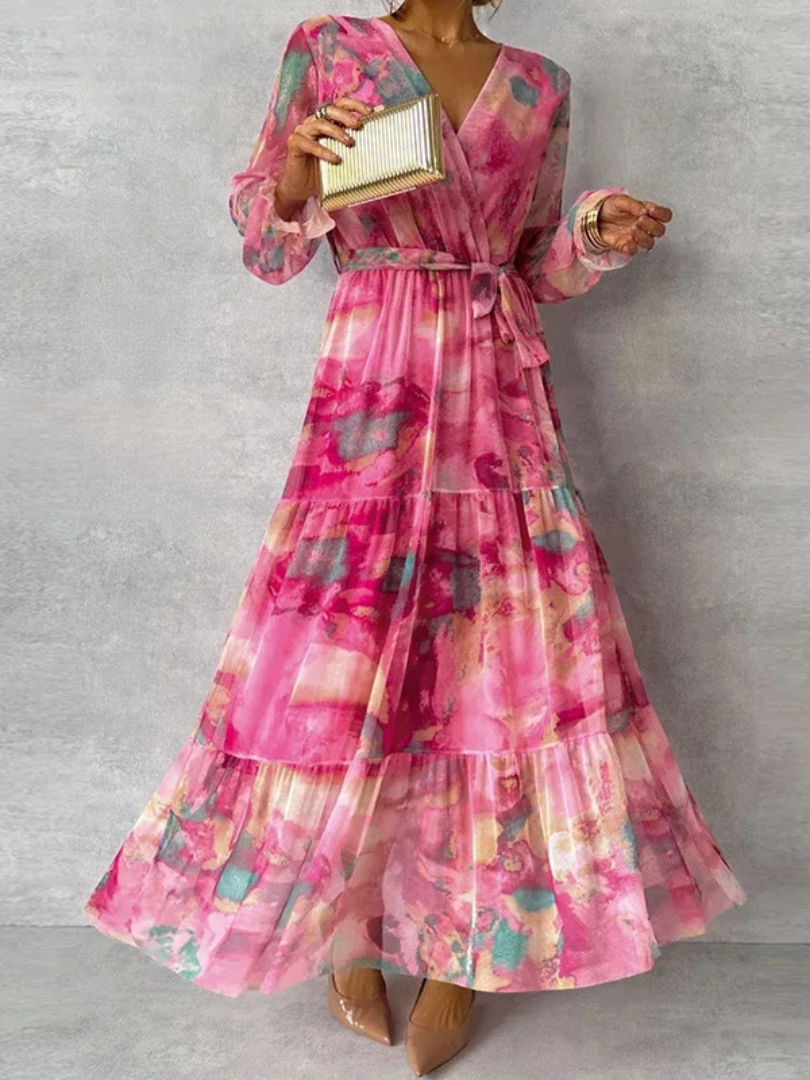 Vestido elegante de flores de Sophie