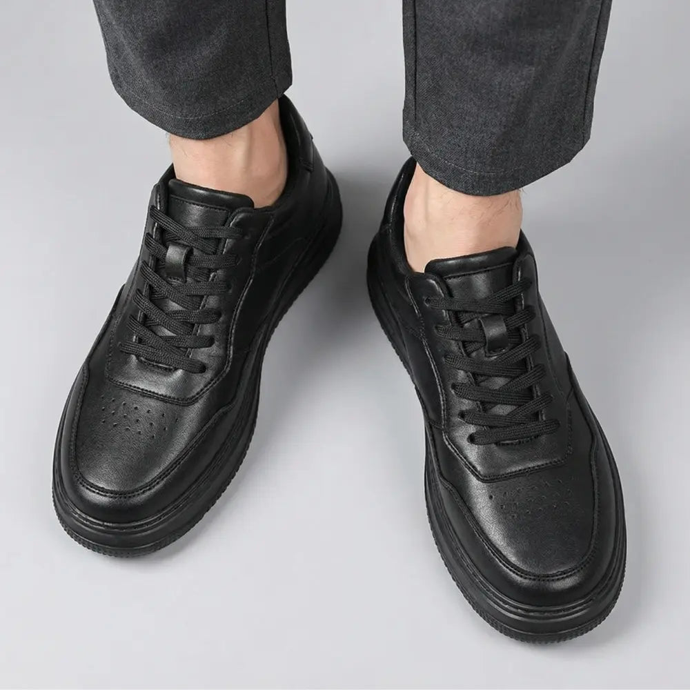 Ravon — Tenis Negros con Alza 7 cm