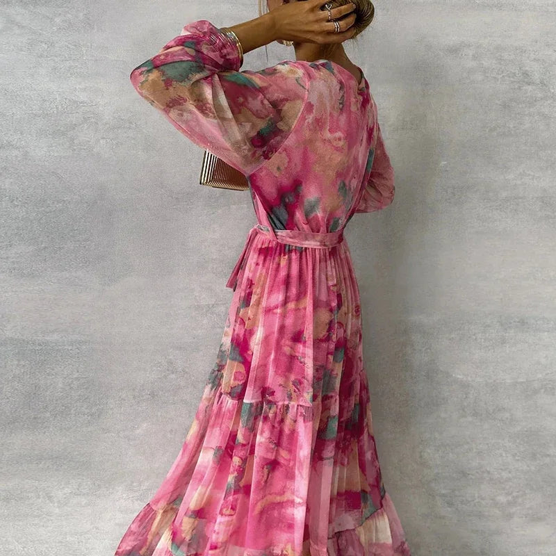 Vestido elegante de flores de Sophie