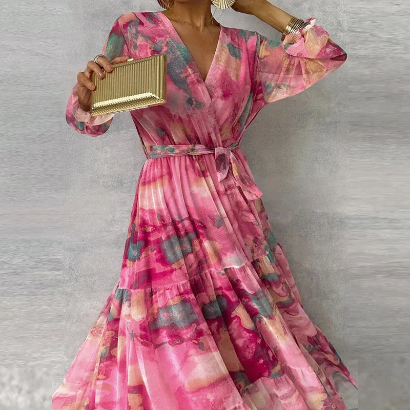 Vestido elegante de flores de Sophie