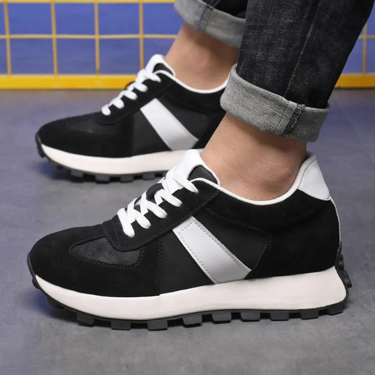 Sentry — Tenis con Alza 9 cm