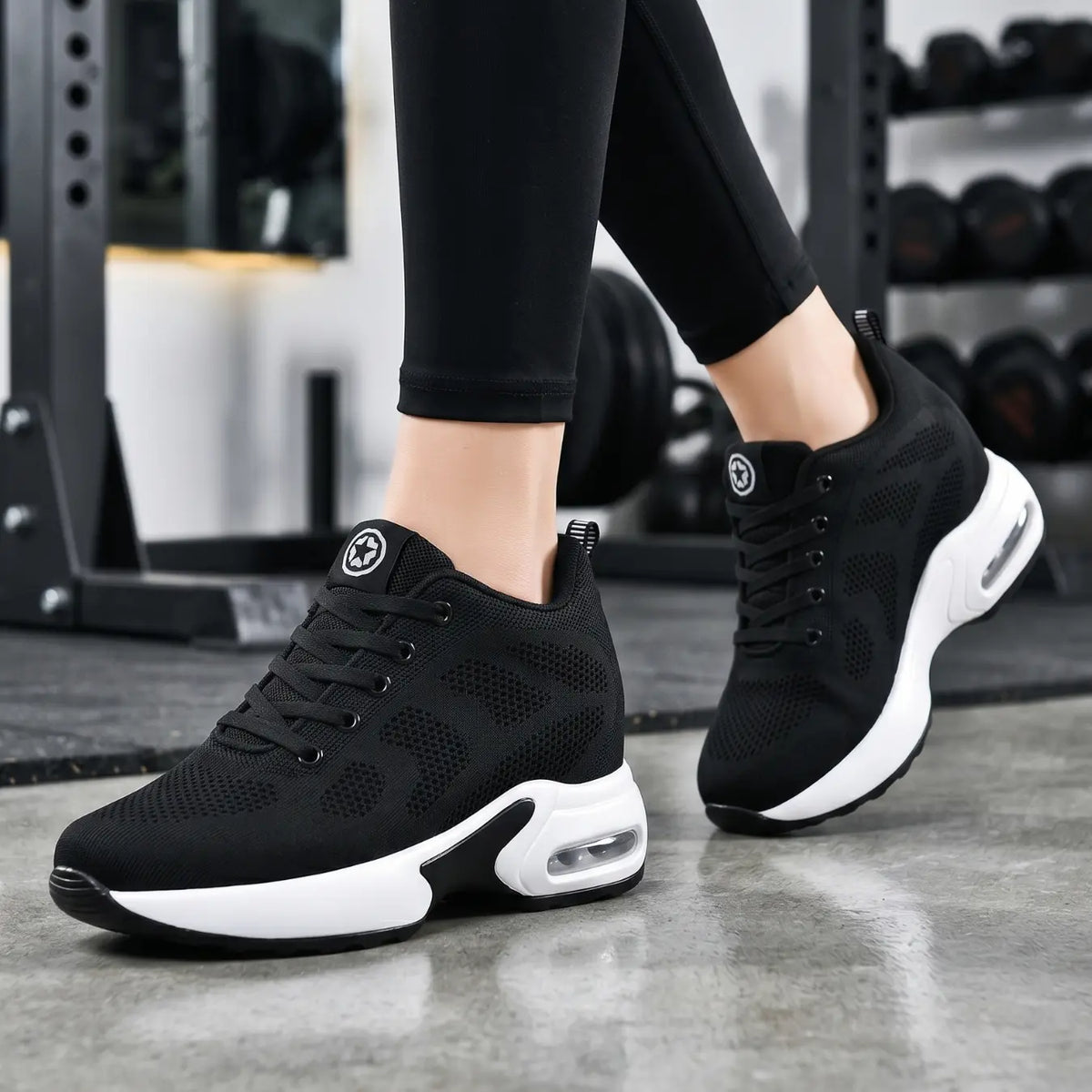 Starlight — Tenis Deportivos con Alza 9 cm
