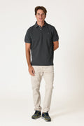 Polo de Algodón Gris Palencia