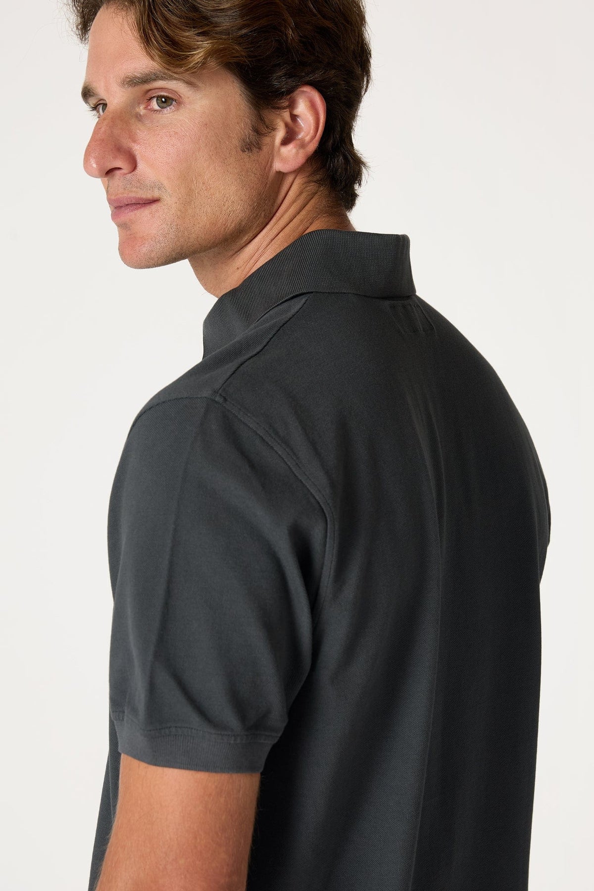 Polo de Algodón Gris Palencia