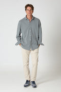 Camisa de Algodón Azul Pamplona