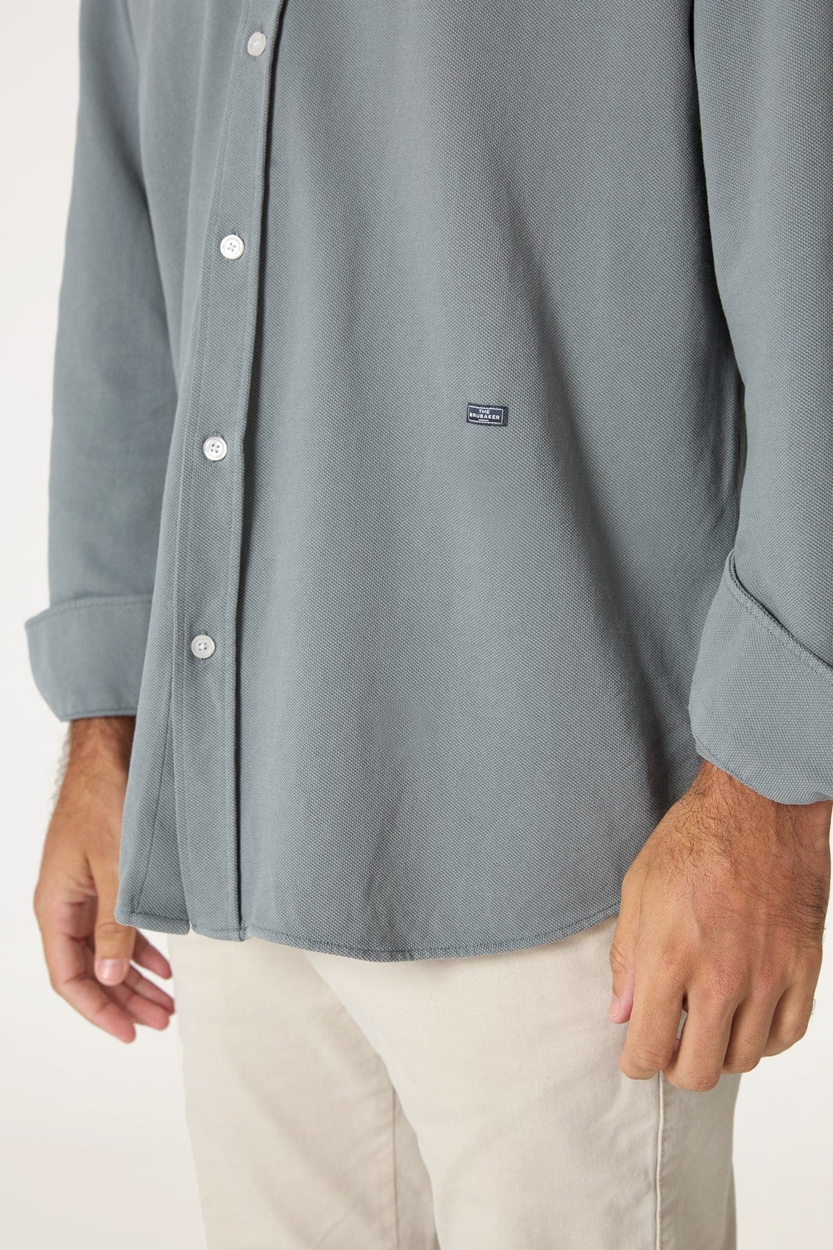 Camisa de Algodón Azul Pamplona