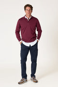 El Suéter Merino Polo Rosa Cubell