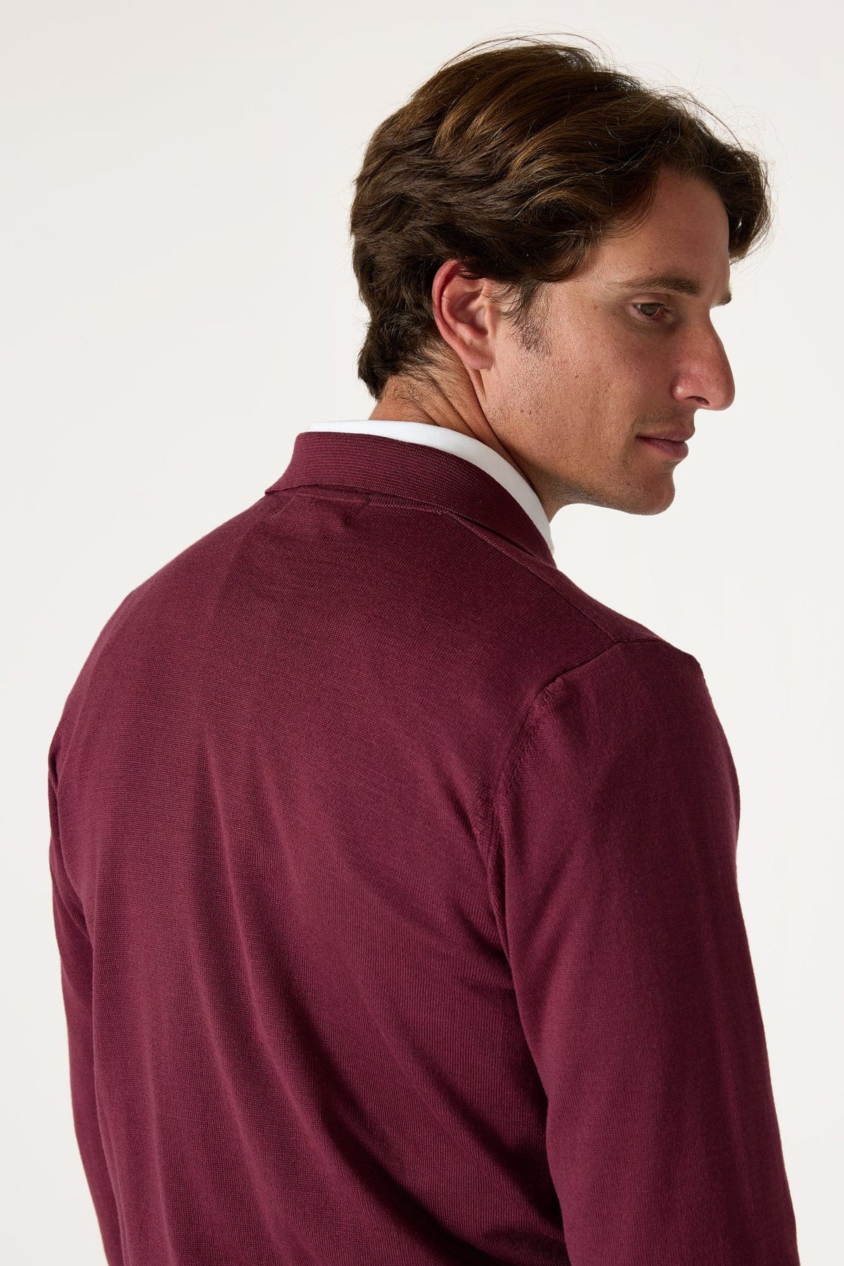 El Suéter Merino Polo Rosa Cubell