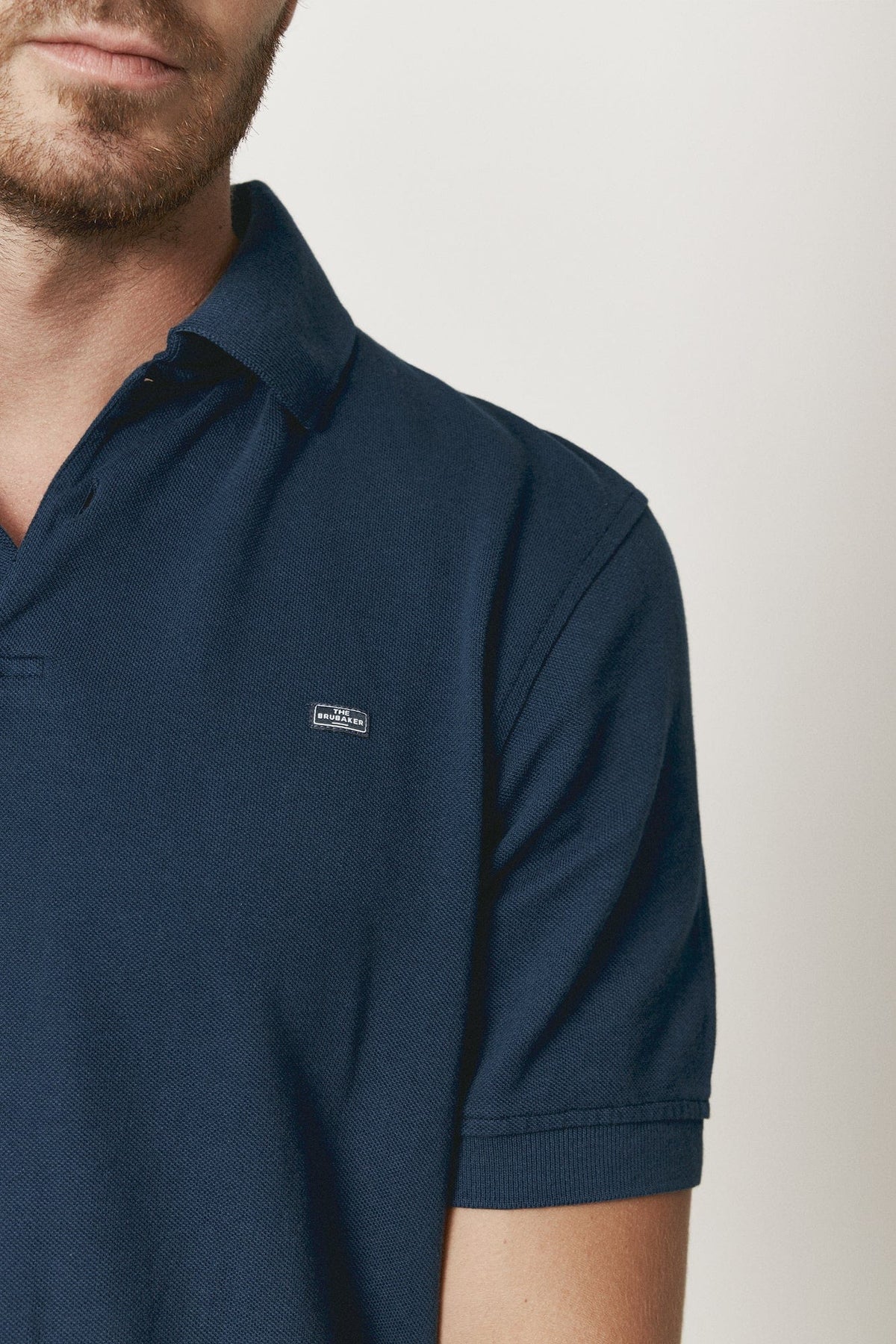 Polo de Algodón Azul Marino