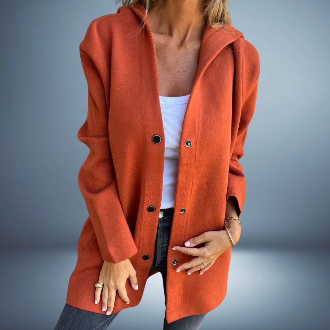 Jasmine - Chamarra con Capucha Casual para Mujer