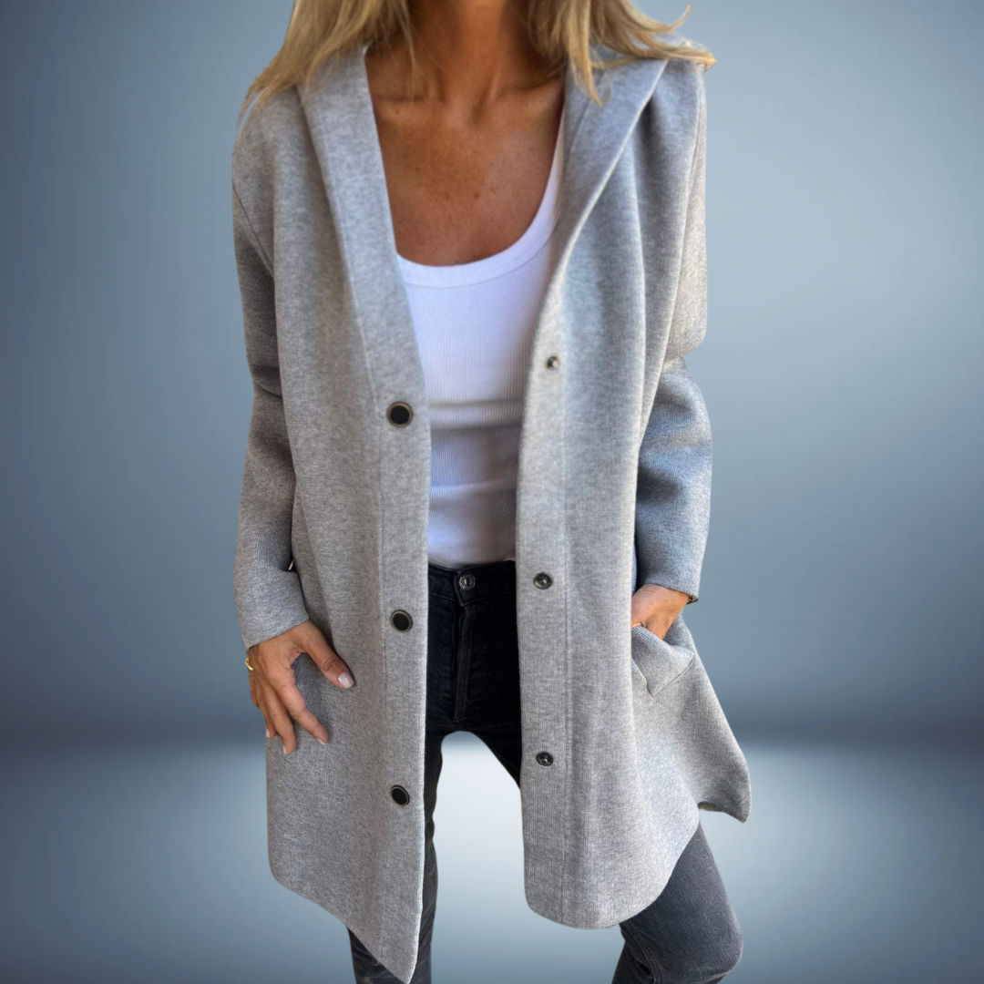 Jasmine - Chamarra con Capucha Casual para Mujer