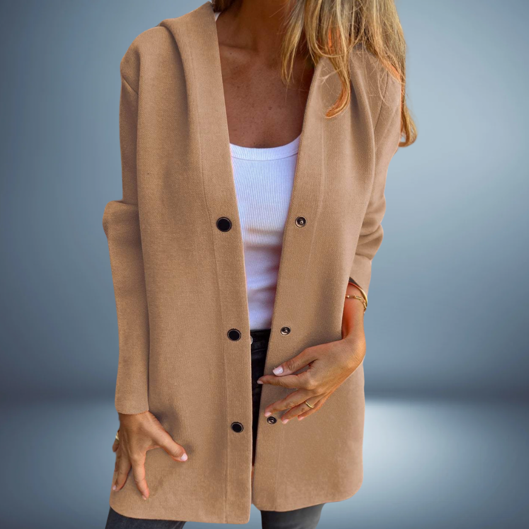 Jasmine - Chamarra con Capucha Casual para Mujer