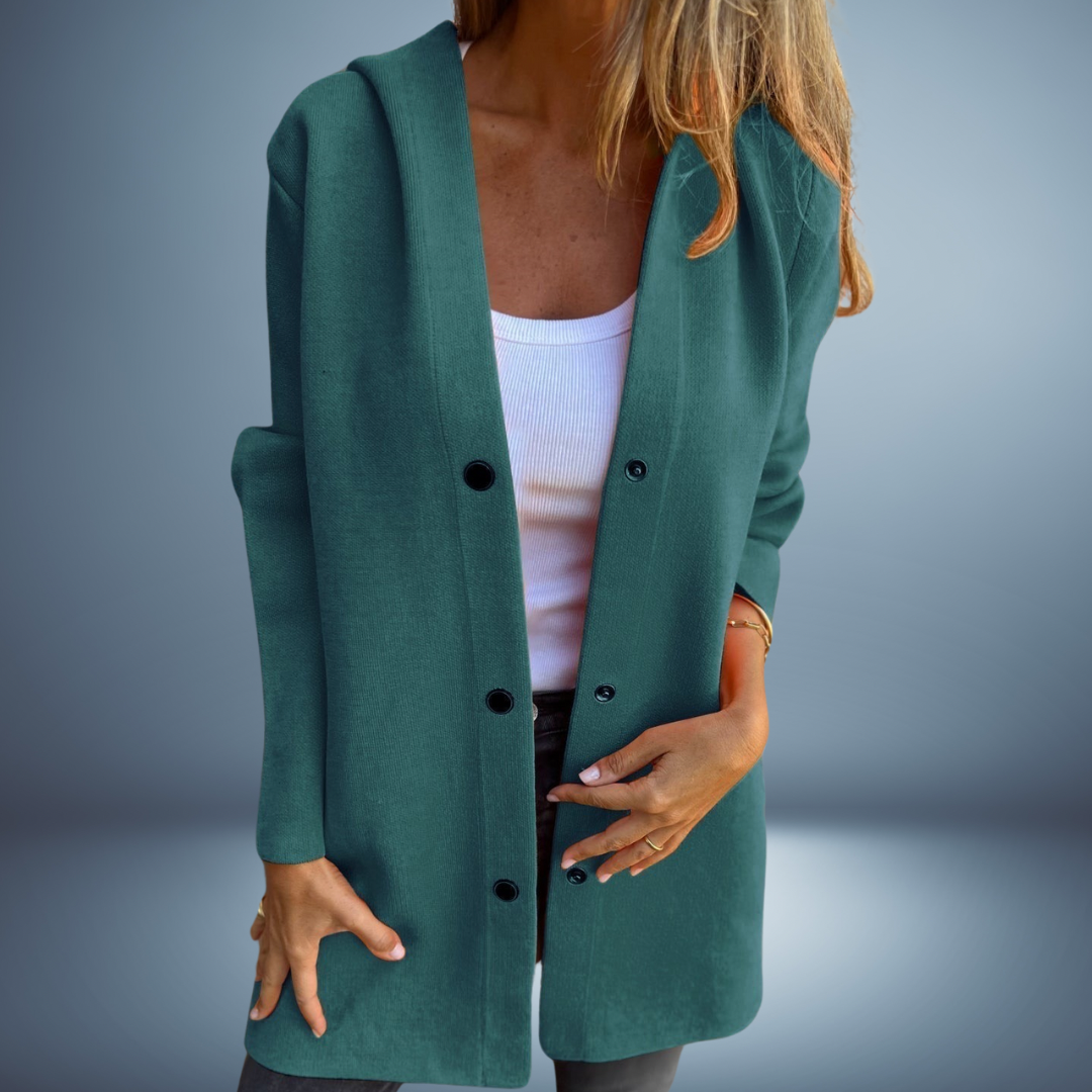 Jasmine - Chamarra con Capucha Casual para Mujer
