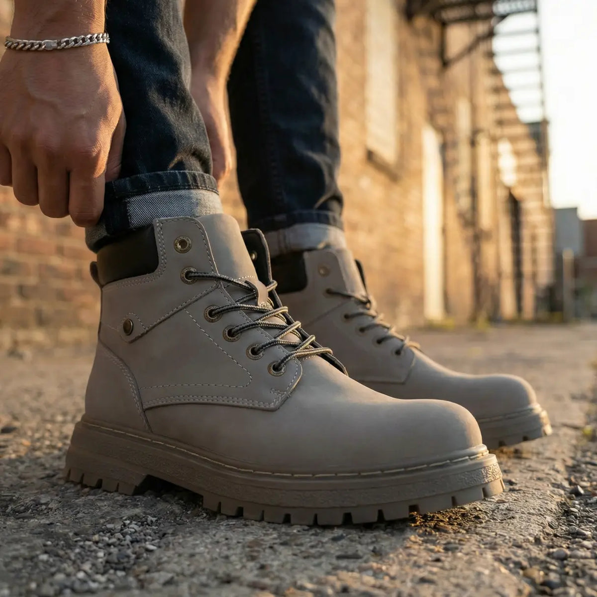 Vexor — Botas de Piel con Alza 9 cm