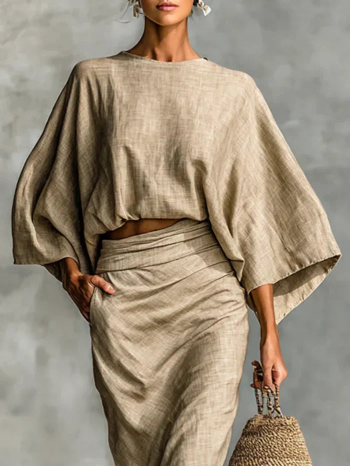 Conjunto de dos piezas Julia con falda