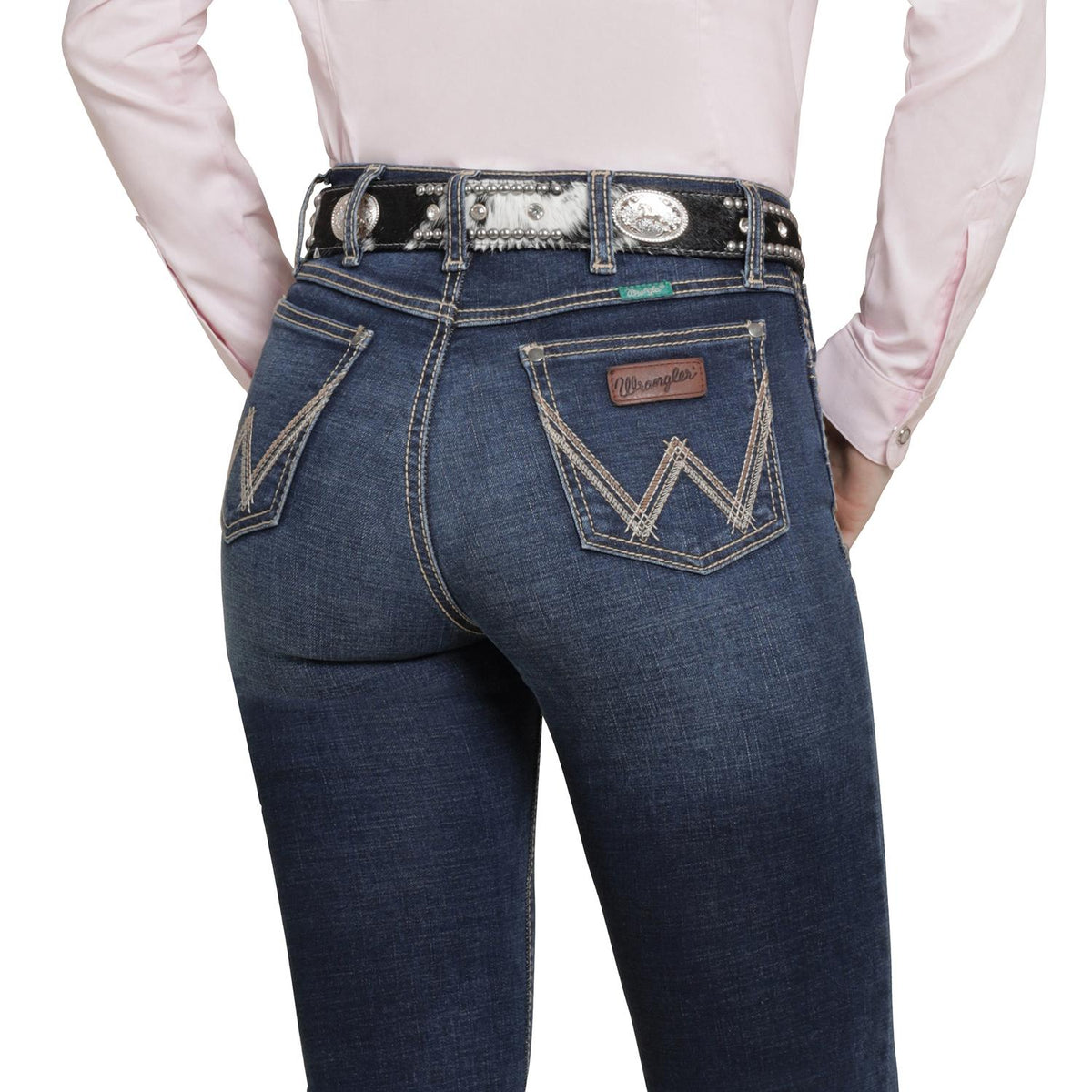 Jeans Mujer Flare Índigo