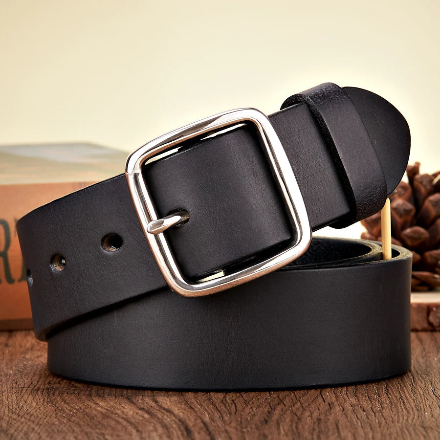 Cinturón Vintage de Piel Hombre