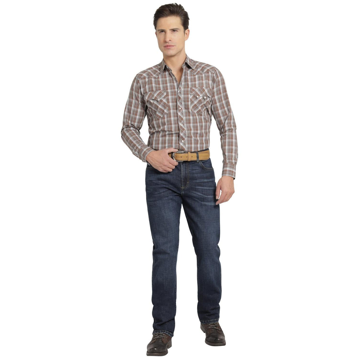 Jeans Slim Straight Hombre Vintage