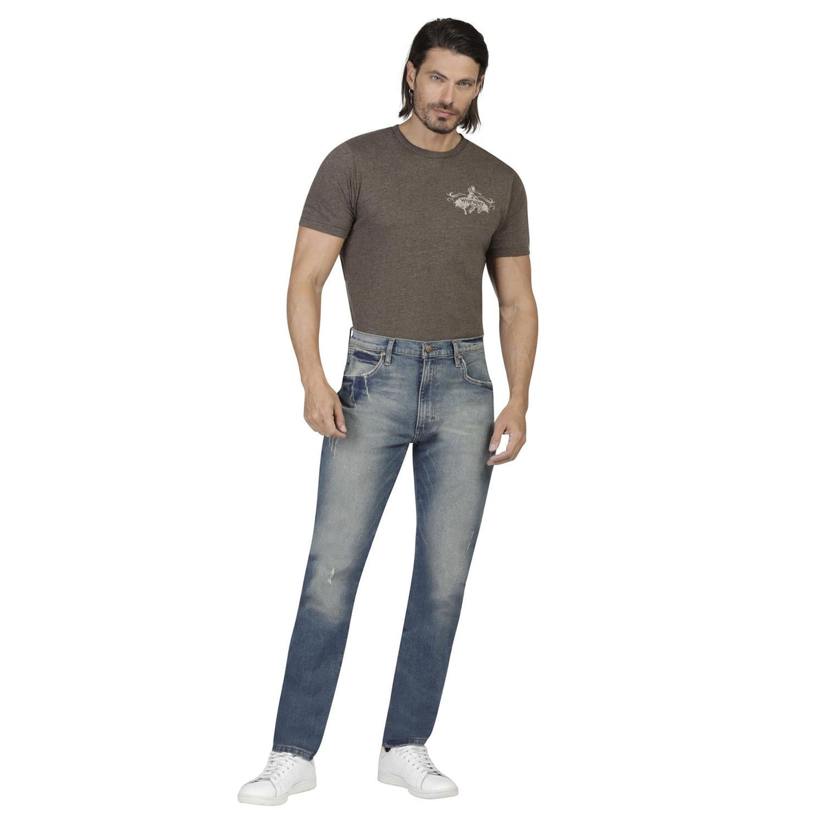 Jeans Slim Fit Hombre Azul Petróleo