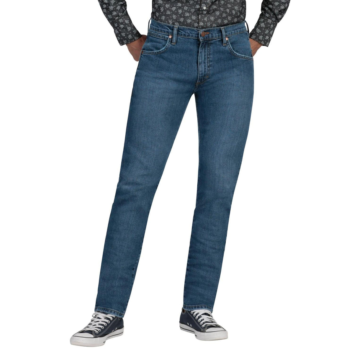 Jeans Skinny Hombre Azul Acero