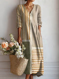 Vestido Largo Bohemio Natural
