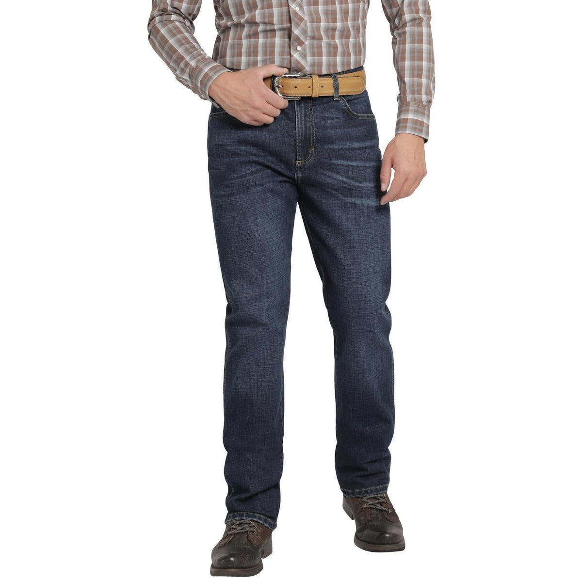 Jeans Slim Straight Hombre Vintage
