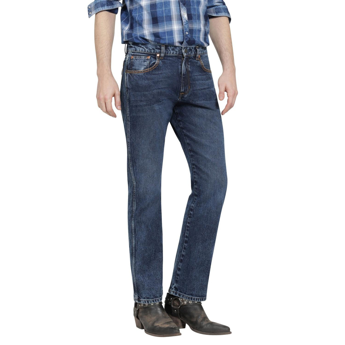 Jeans Hombre Slim Bootcut Índigo