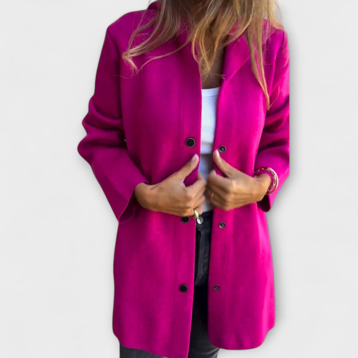 Jazmín - Chamarra casual de mujer con capucha