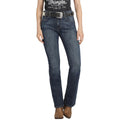 Jeans Mujer Tiro Alto Corte Bota Esencial