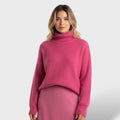 Suéter Tejido Cuello Alto Mujer