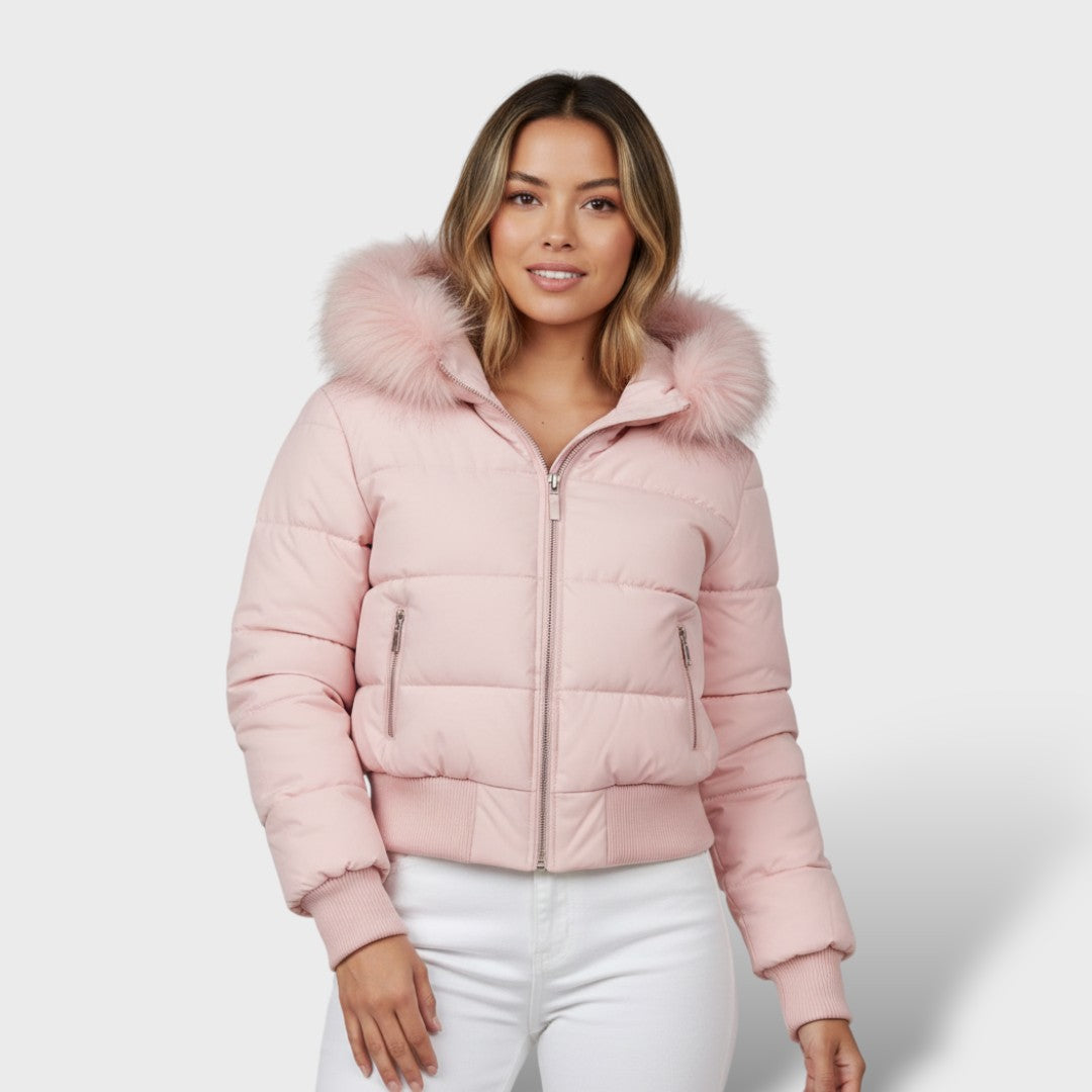 Chamarra Acolchada Mujer Invierno Elegante