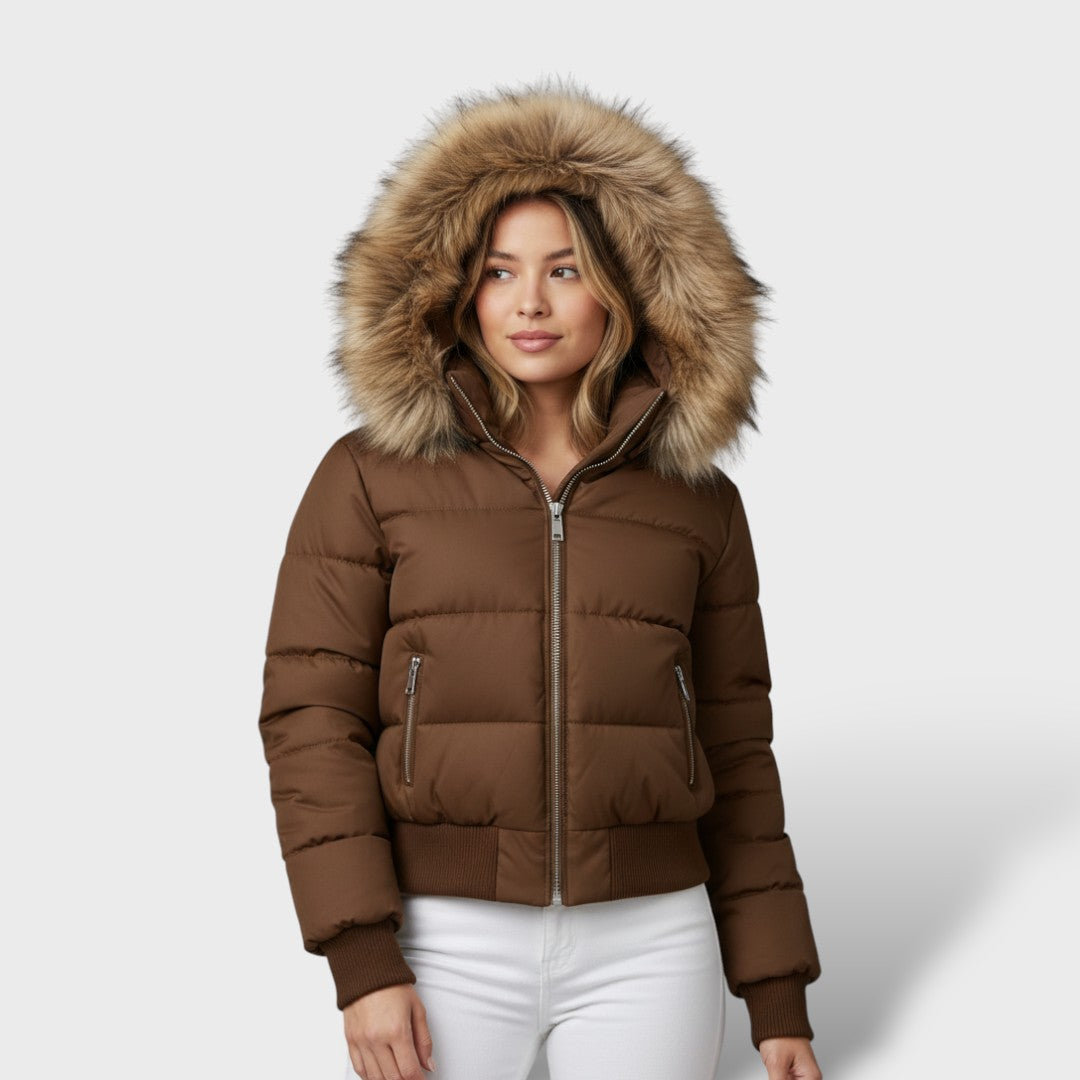 Chamarra Acolchada Mujer Invierno Elegante