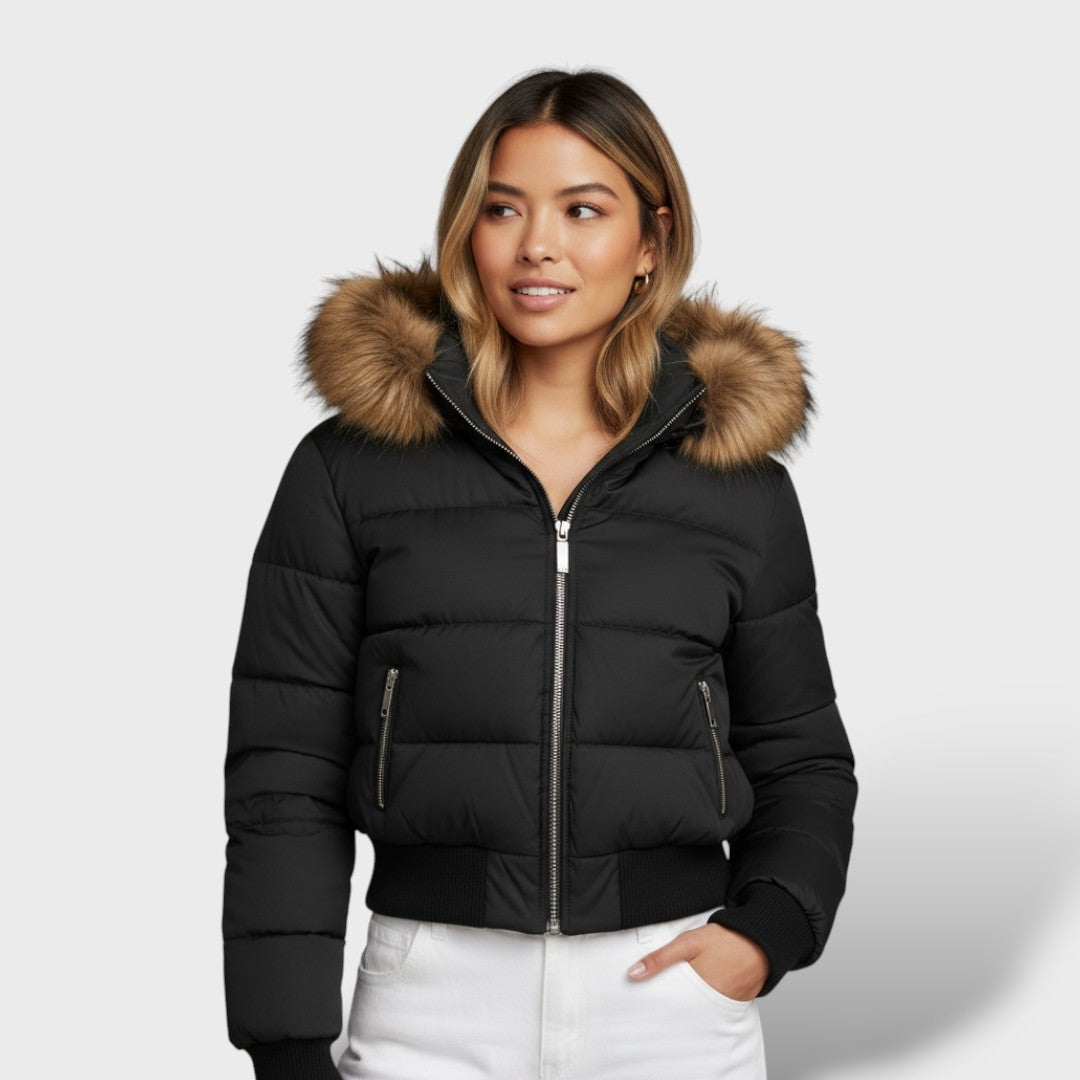 Chamarra Acolchada Mujer Invierno Elegante