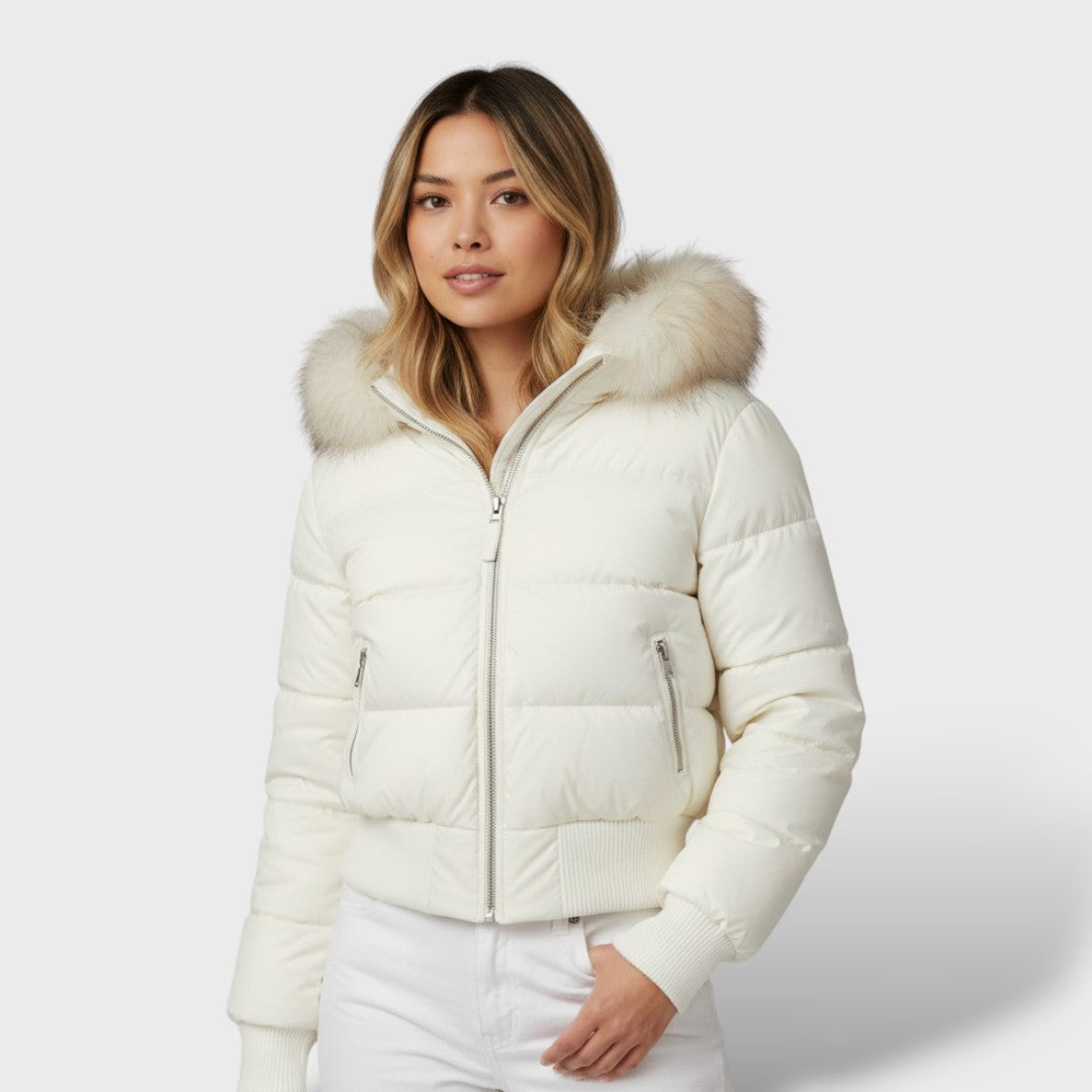 Chamarra Acolchada Mujer Invierno Elegante