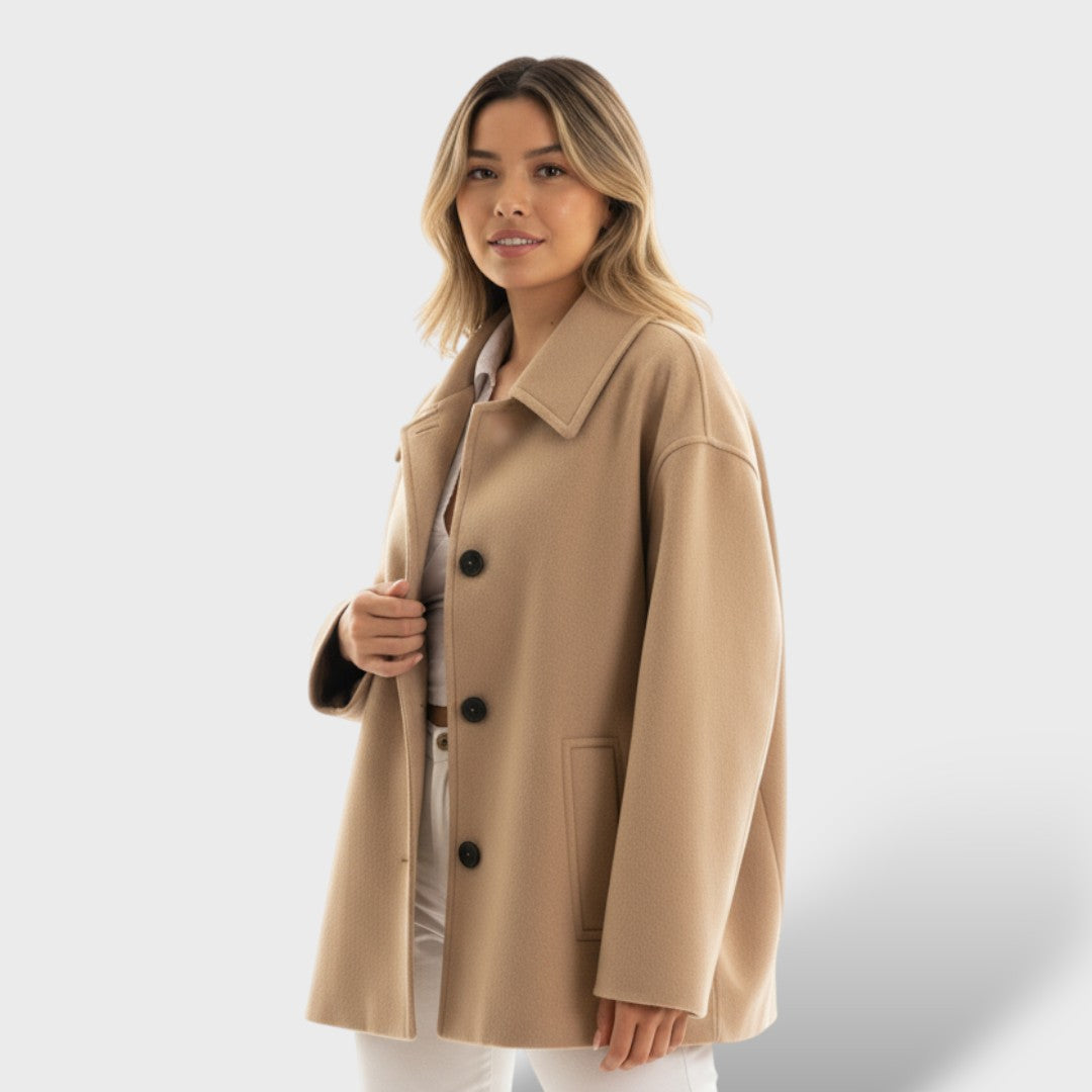 Chamarra Oversize Mujer con Bolsillos