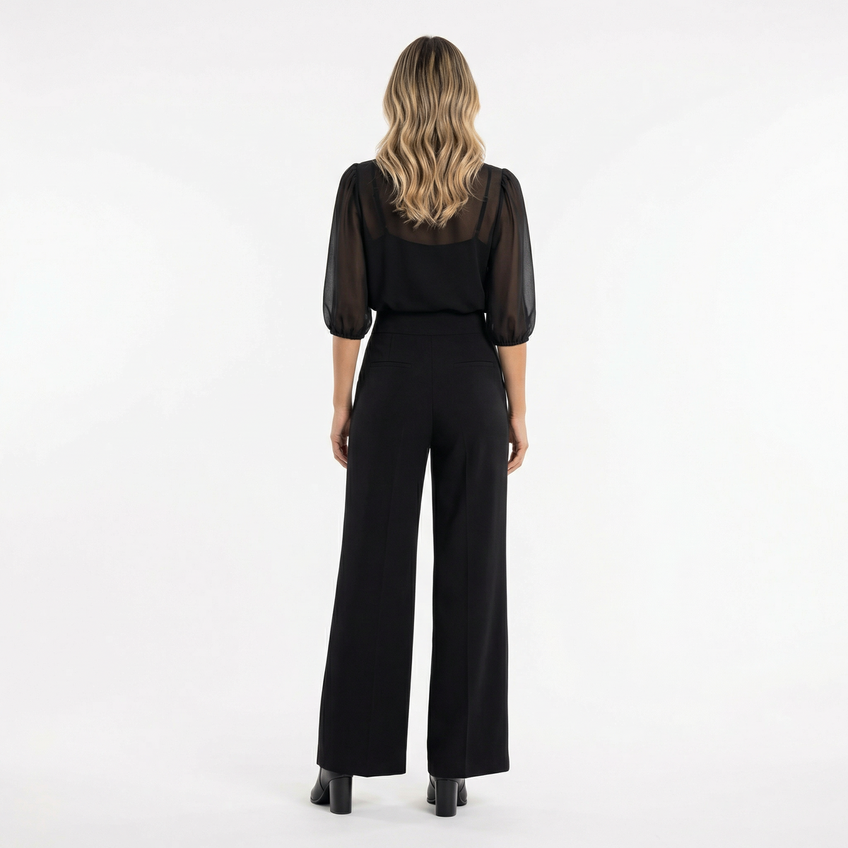 Conjunto Elegante Mujer Pantalón Ancho