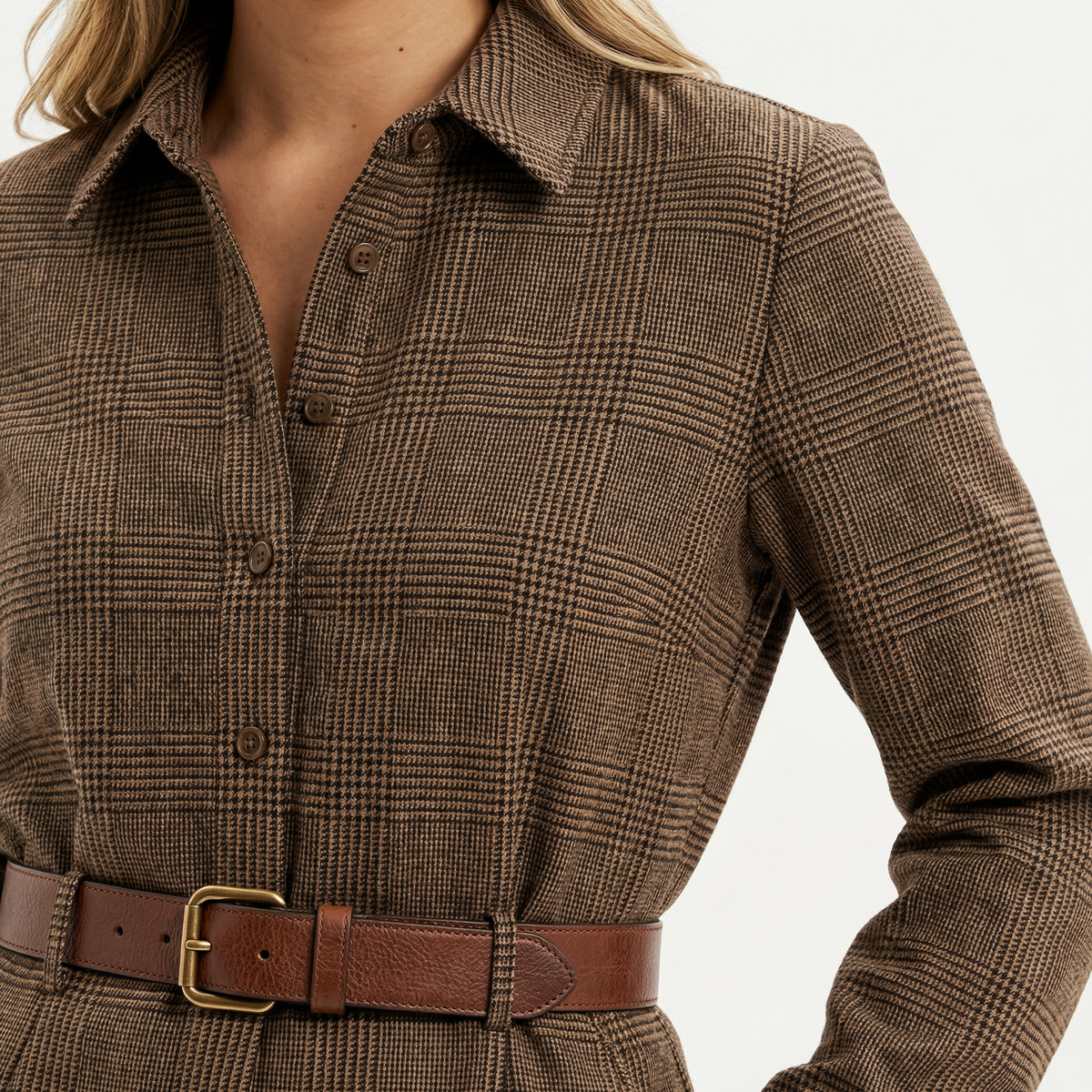 Conjunto Mono Tweed Cuadros