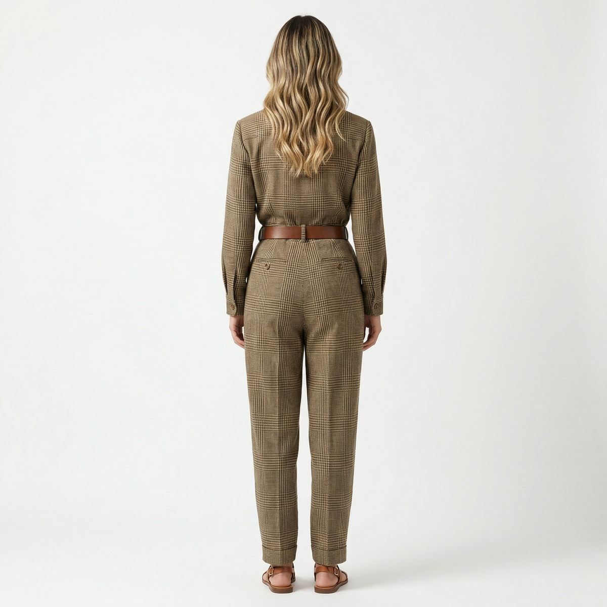 Conjunto Mono Tweed Cuadros
