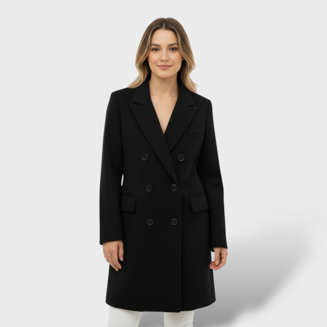 Abrigo Femenino Largo de Invierno Elegante