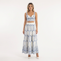 Vestido conjunto estampado verano mujer