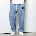 Pantalón Recto Holgado con Cordón para Hombre
