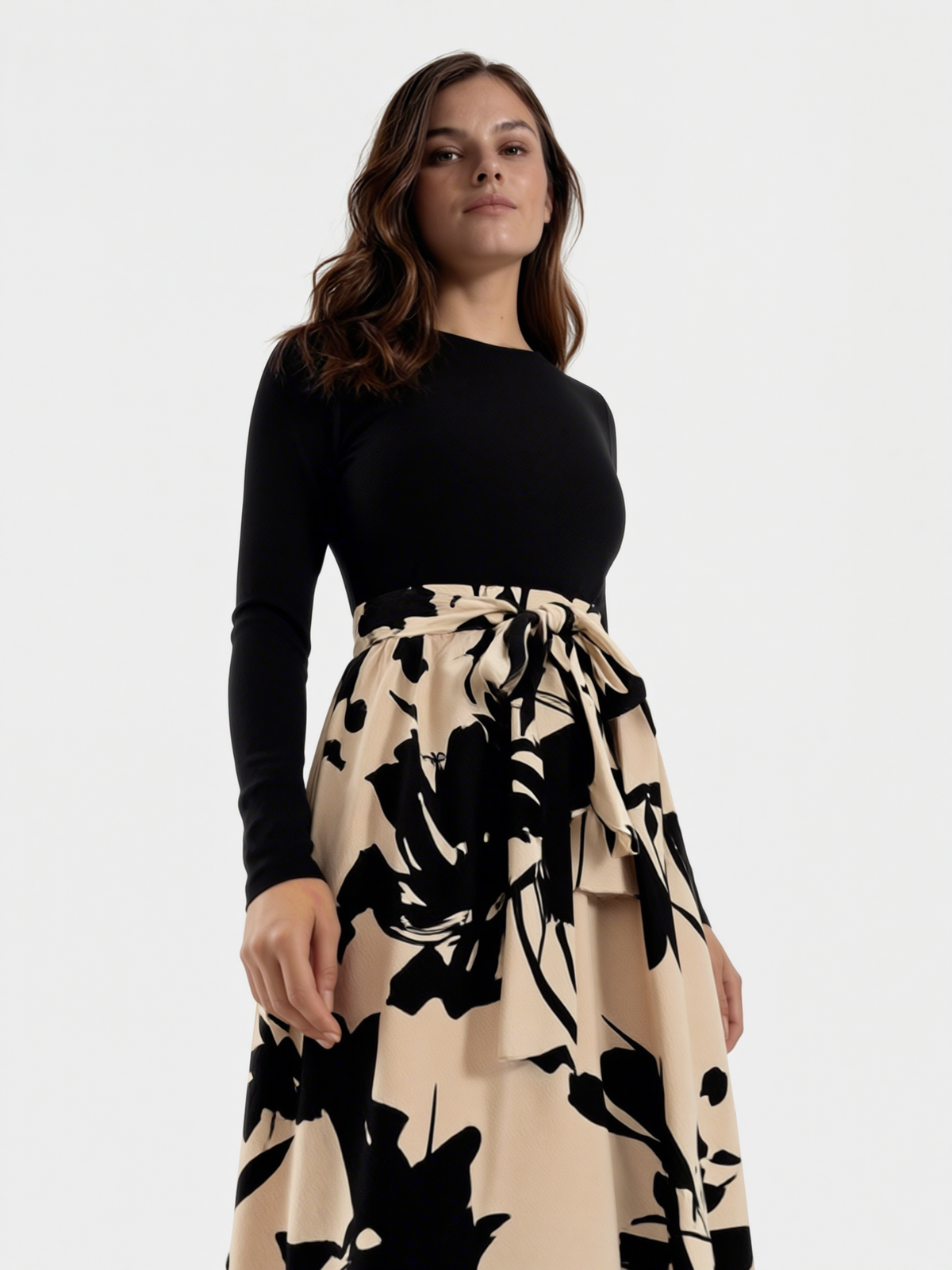Vestido Largo Floral Mujer