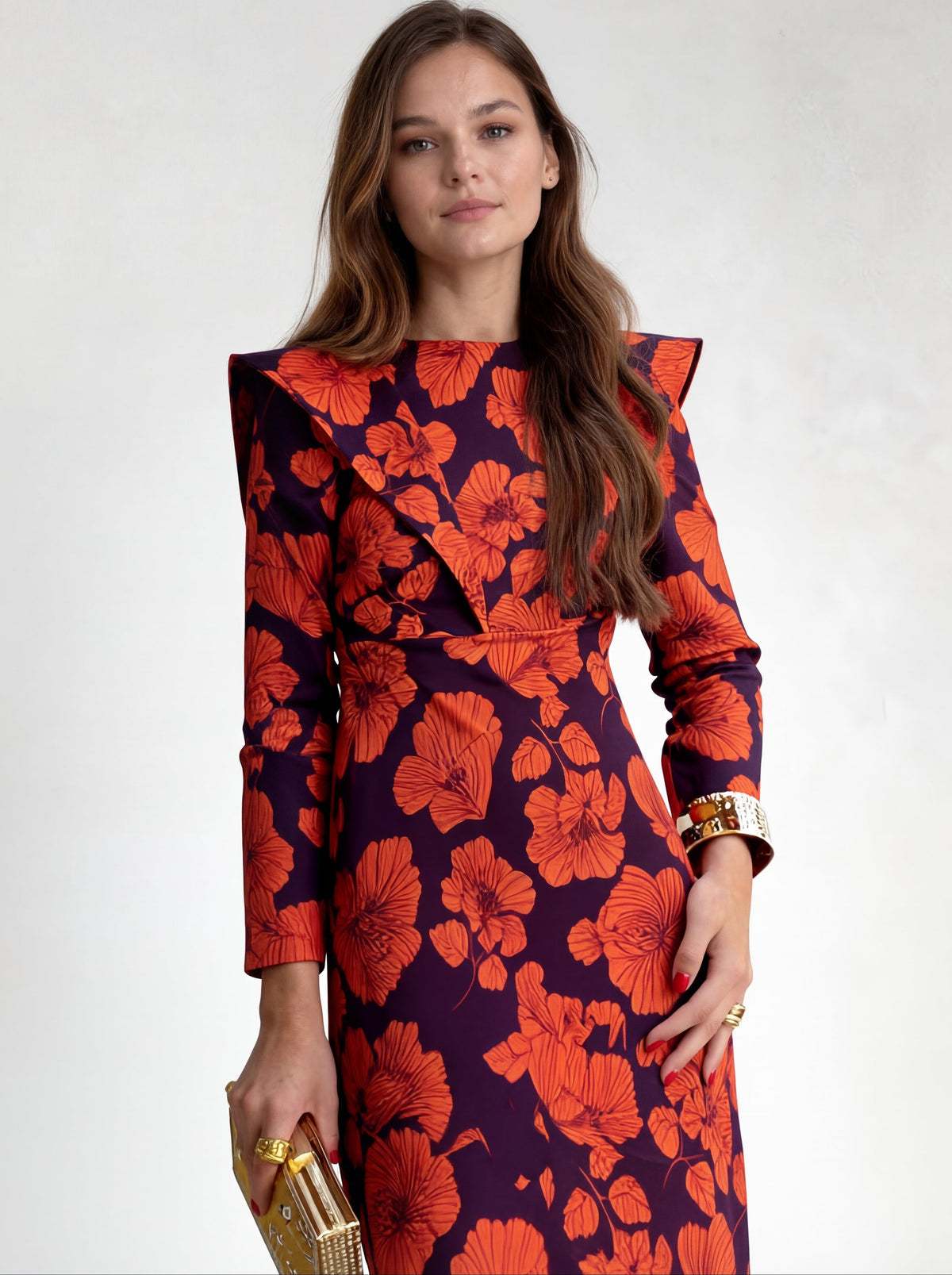 Vestido Giulia teja