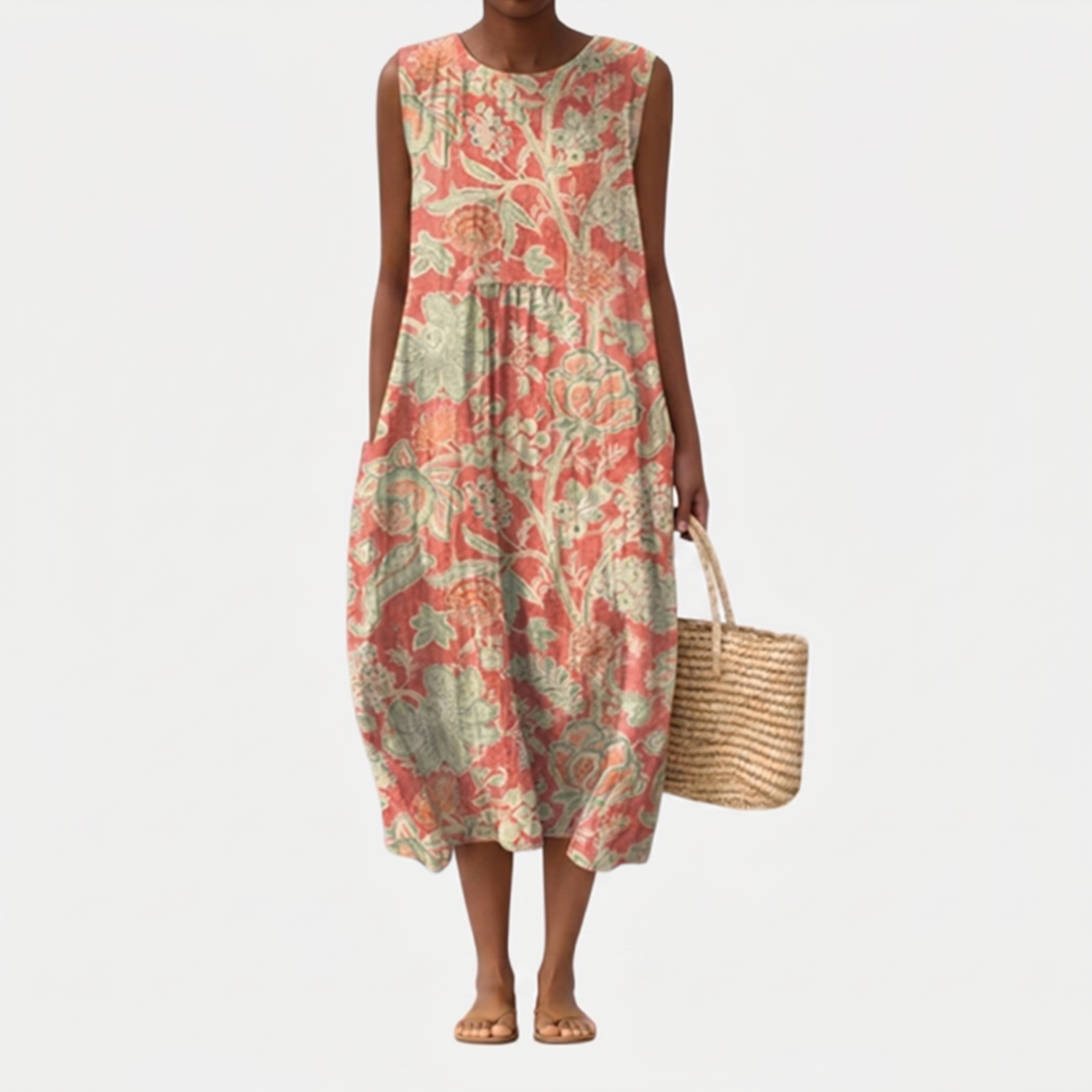 Raquel | Vestido Midi para el Día a Día