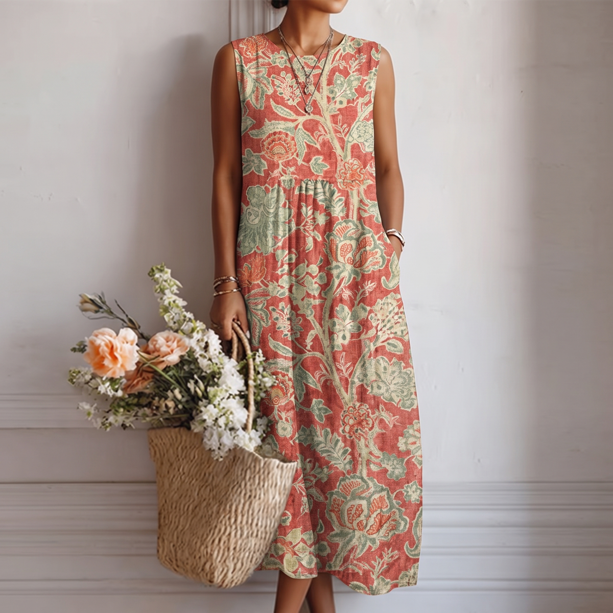 Raquel | Vestido Midi para el Día a Día