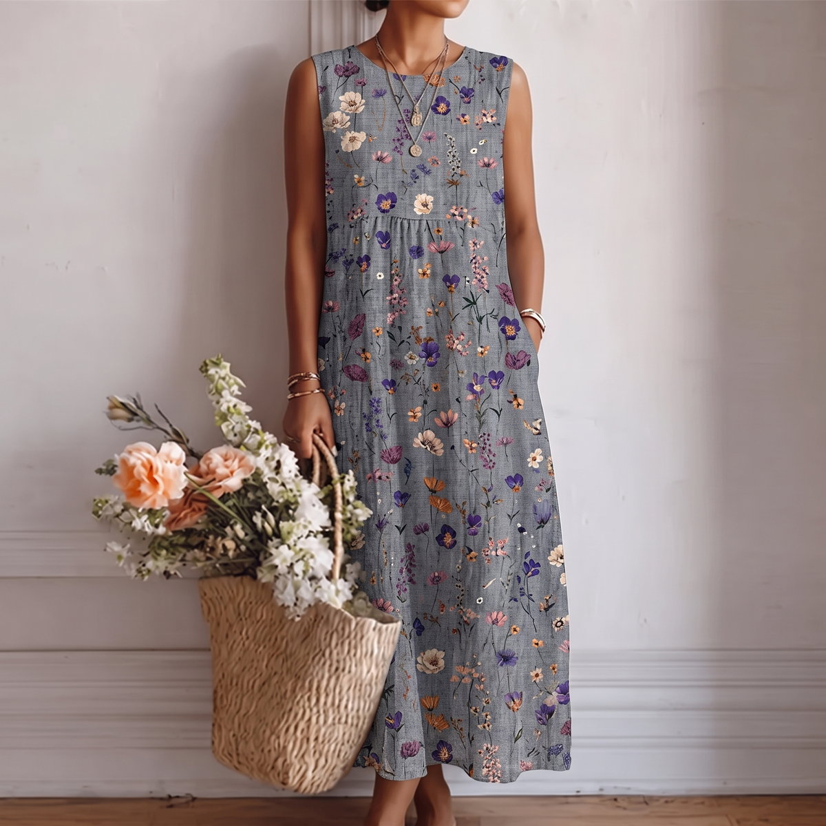 Sara | Vestido Midi para el Día a Día