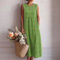 Olivia | Vestido Midi Fresco para Uso Diario
