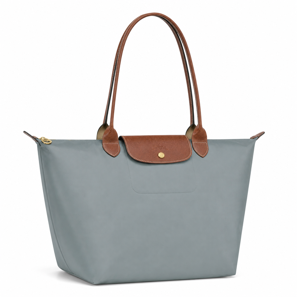 Bolsa Tote Grande Plegable | Gris Hierro