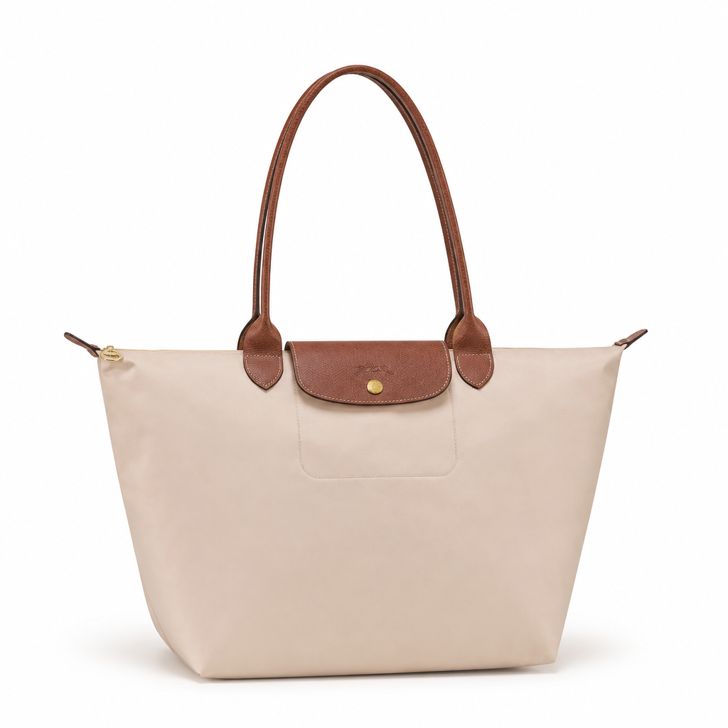 Bolsa Tote Grande Plegable | Beige